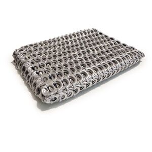 Vintage Soda Can Pop Top Tab Small Clutch Purse Zipper Bag like Escama Studio
